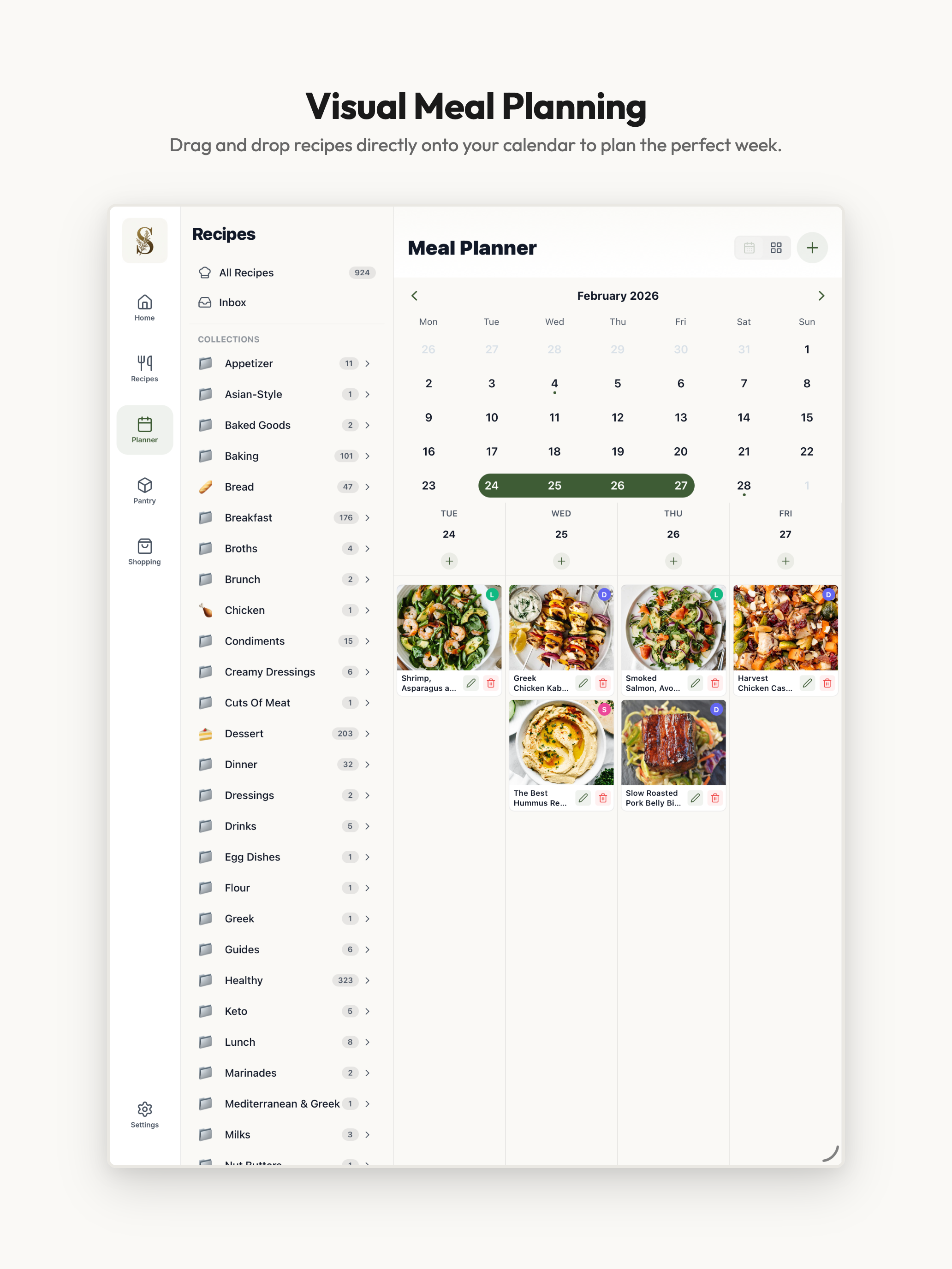iPad Meal Planner